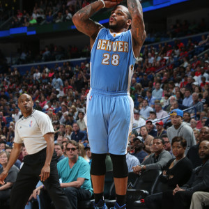 NEW ORLEANS, LA - MARCH 15: Jameer Nelson #28 of the Denver Nuggets shoots against the New Orleans Pelicans during the game on March 15, 2015 at Smoothie King Center in New Orleans, Louisiana. 

Copyright 2015 NBAE (Photo by Layne Murdoch Jr./NBAE via Getty Images)
