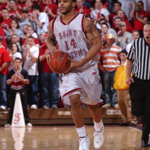 Jameer Nelson during his time at Saint Joseph's University.